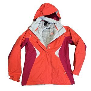 The North Face Boundary TriClimate Jacket Hood 3 In 1 / Women M Hyvent Hooded